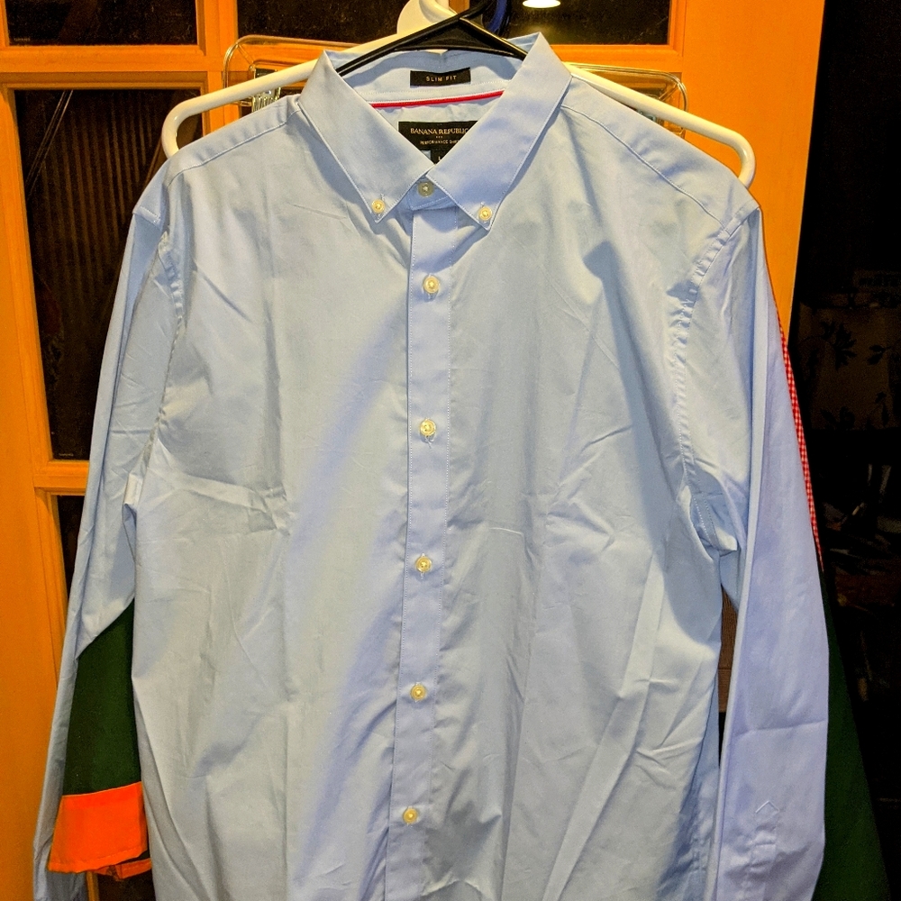 NWOT Banana Republic Factory slim dress shirt